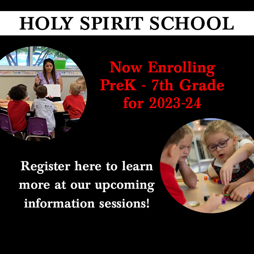 Holy Spirit School Information Session